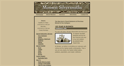 Desktop Screenshot of monsensilversmiths.com